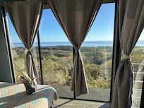 Panoramablick vom Bungalow