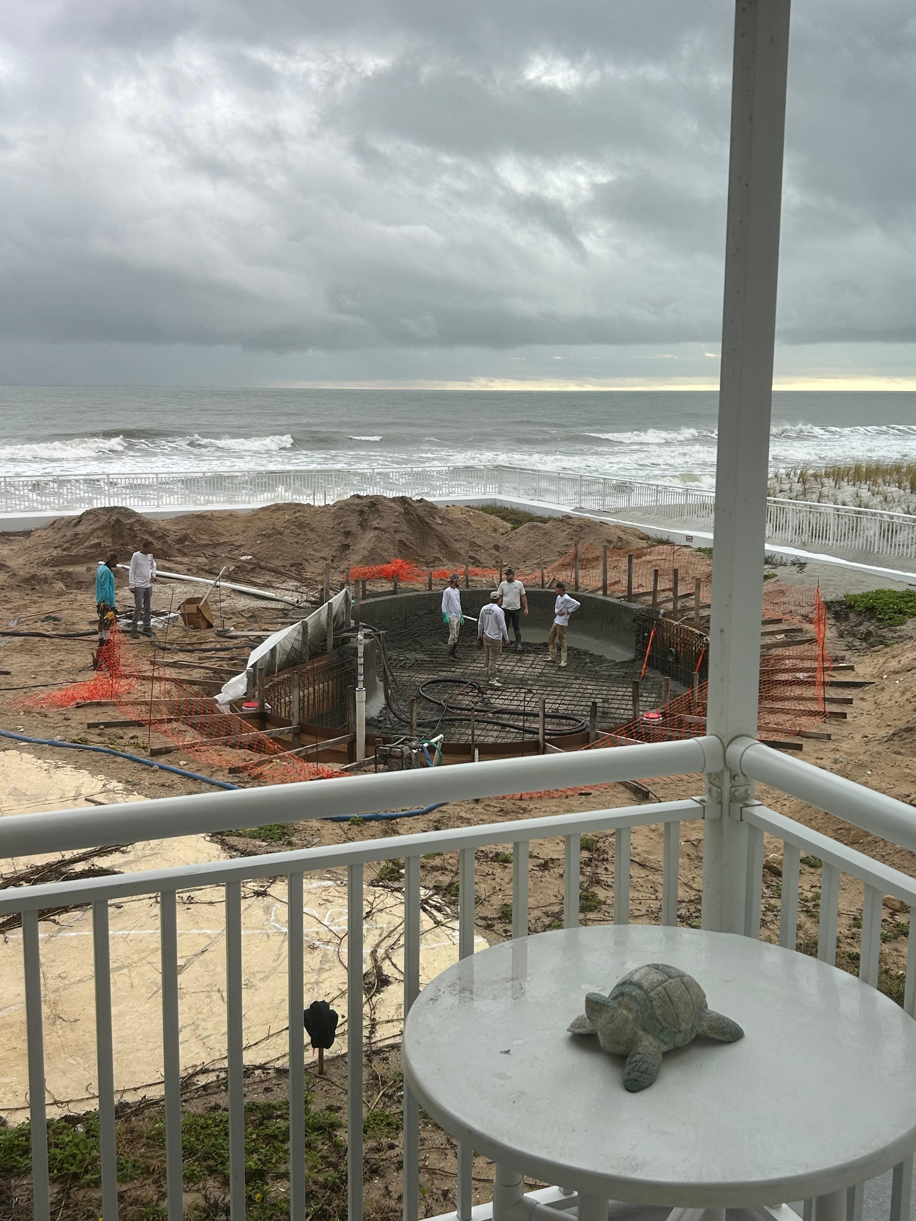 View from the balcony.