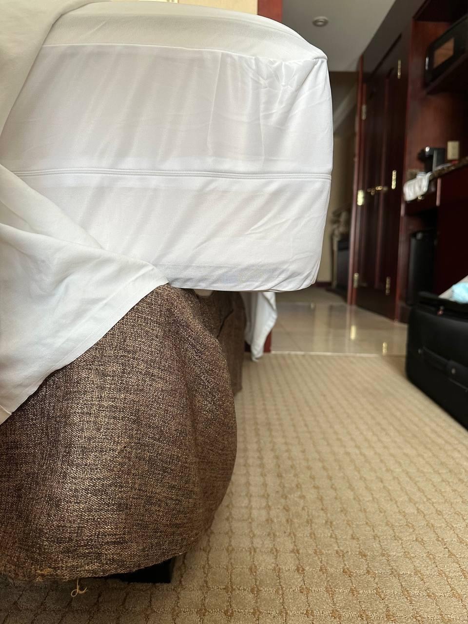 Mattress bigger than base 
