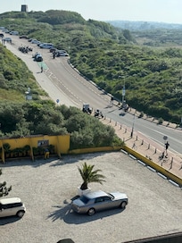 Aussicht vom Balkon mit eingeschränkter Meer Sicht