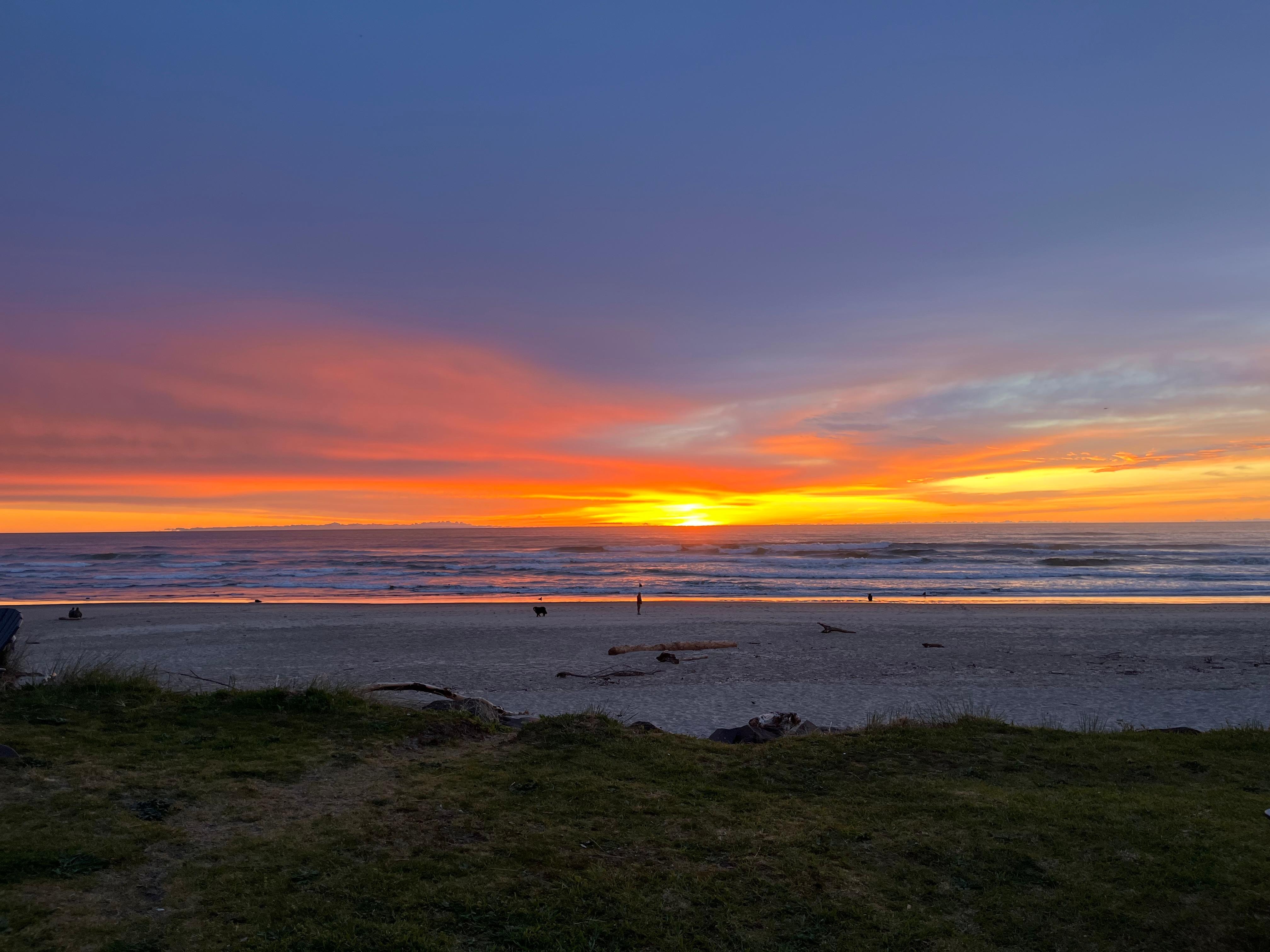 Sunset view from the house!