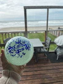 Blown glass treasure found on the beach