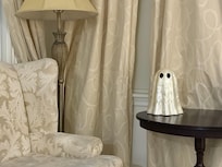 The score was lovely (the ghost I bought at a nearby shop and it hilariously matched our room).