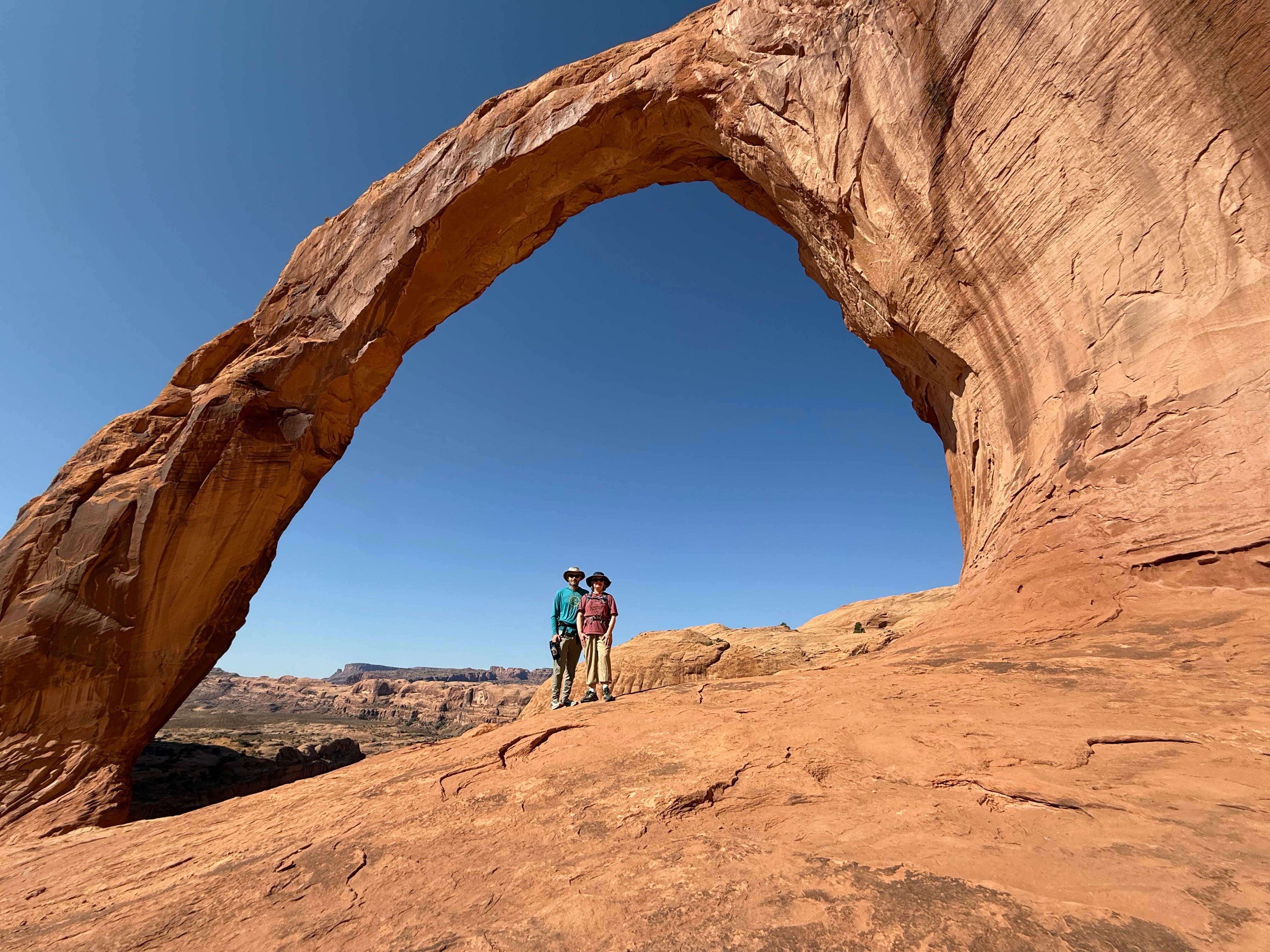 Corona Arch. 1st day hike
