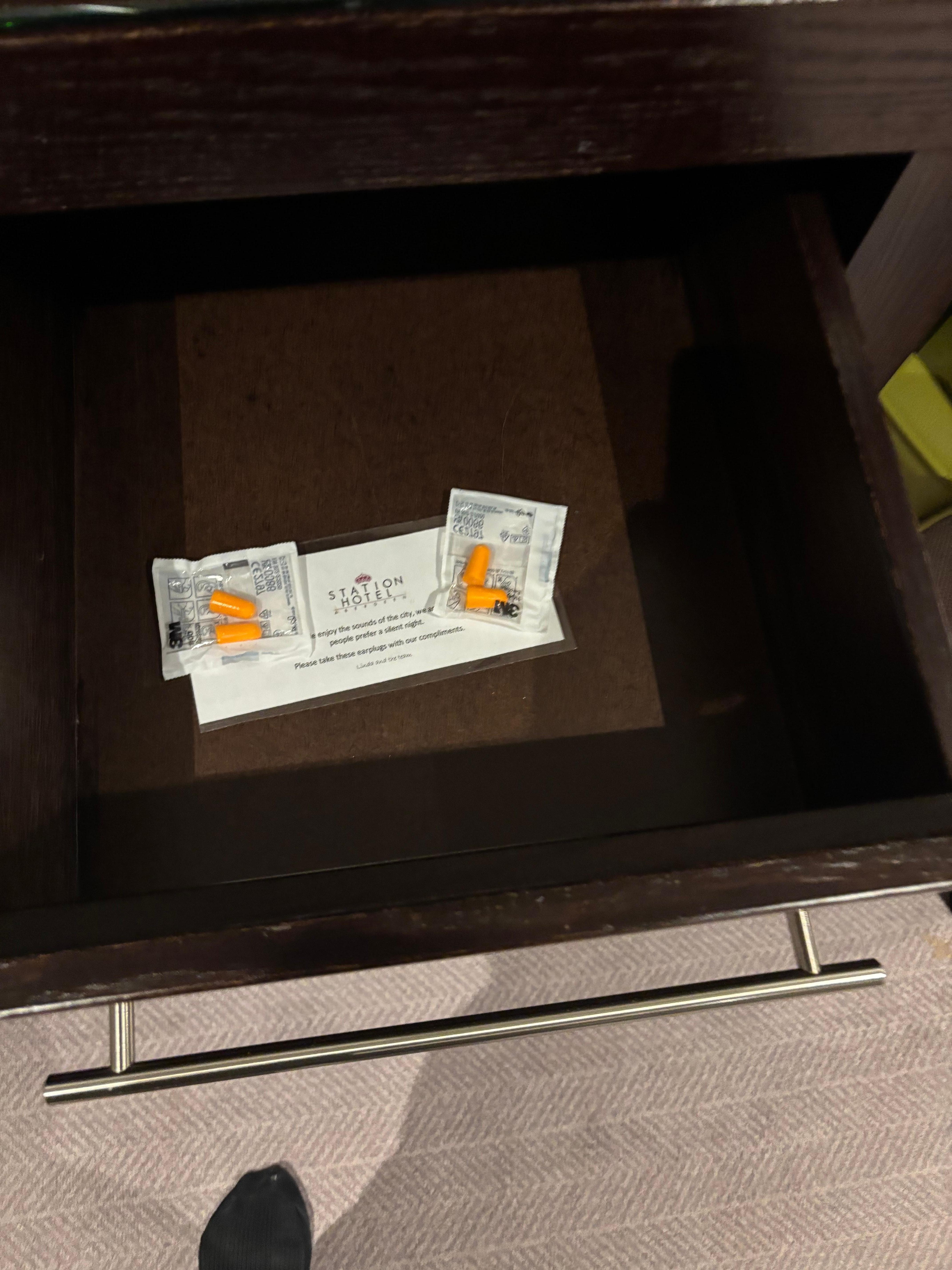 Did need these on one occasion because of the noise in the corridor 