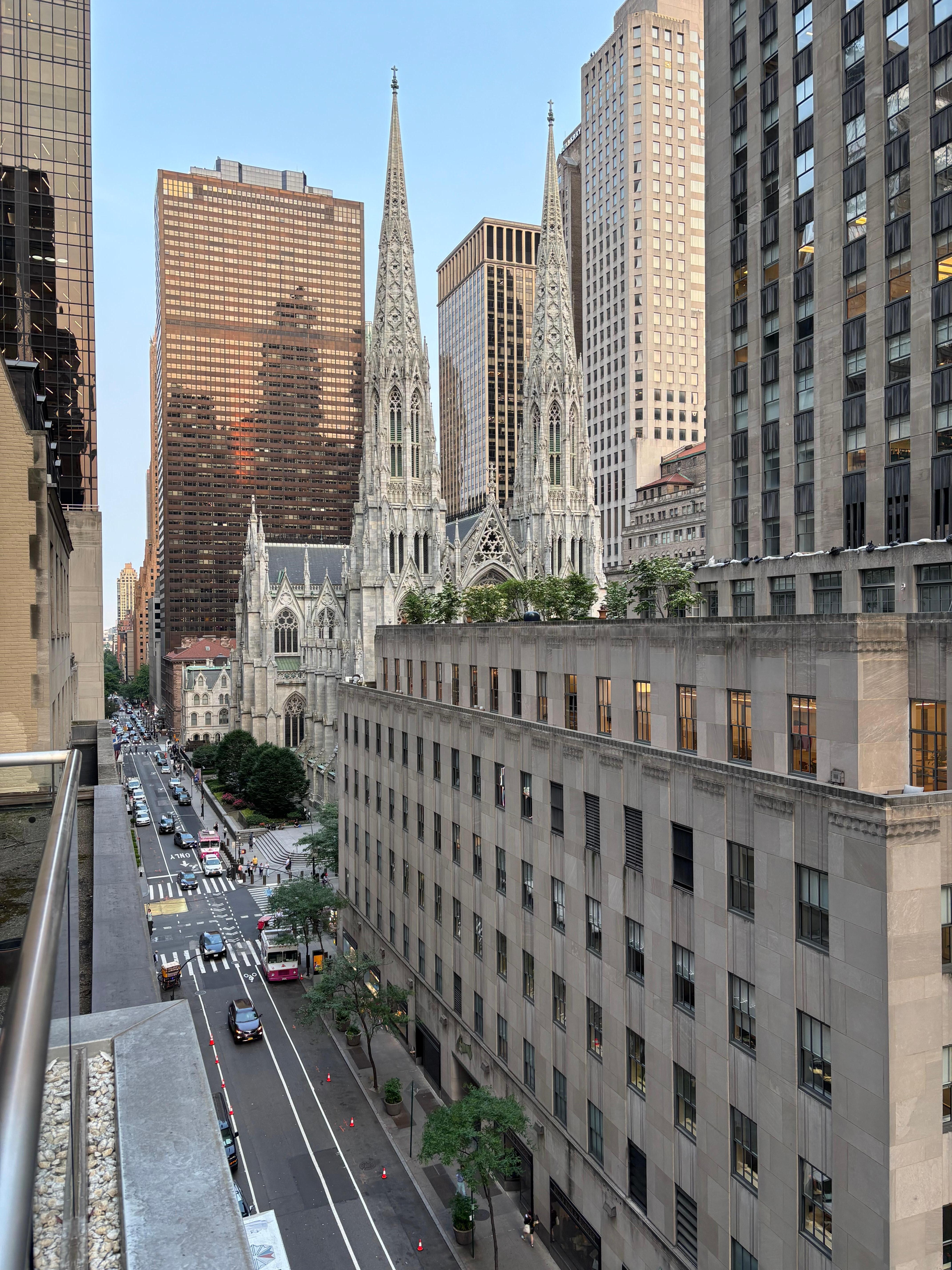 View from the terrace 