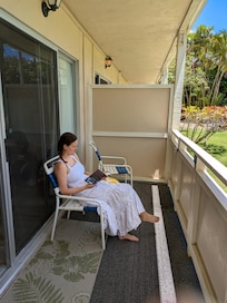 Nice place to read if not too hot.