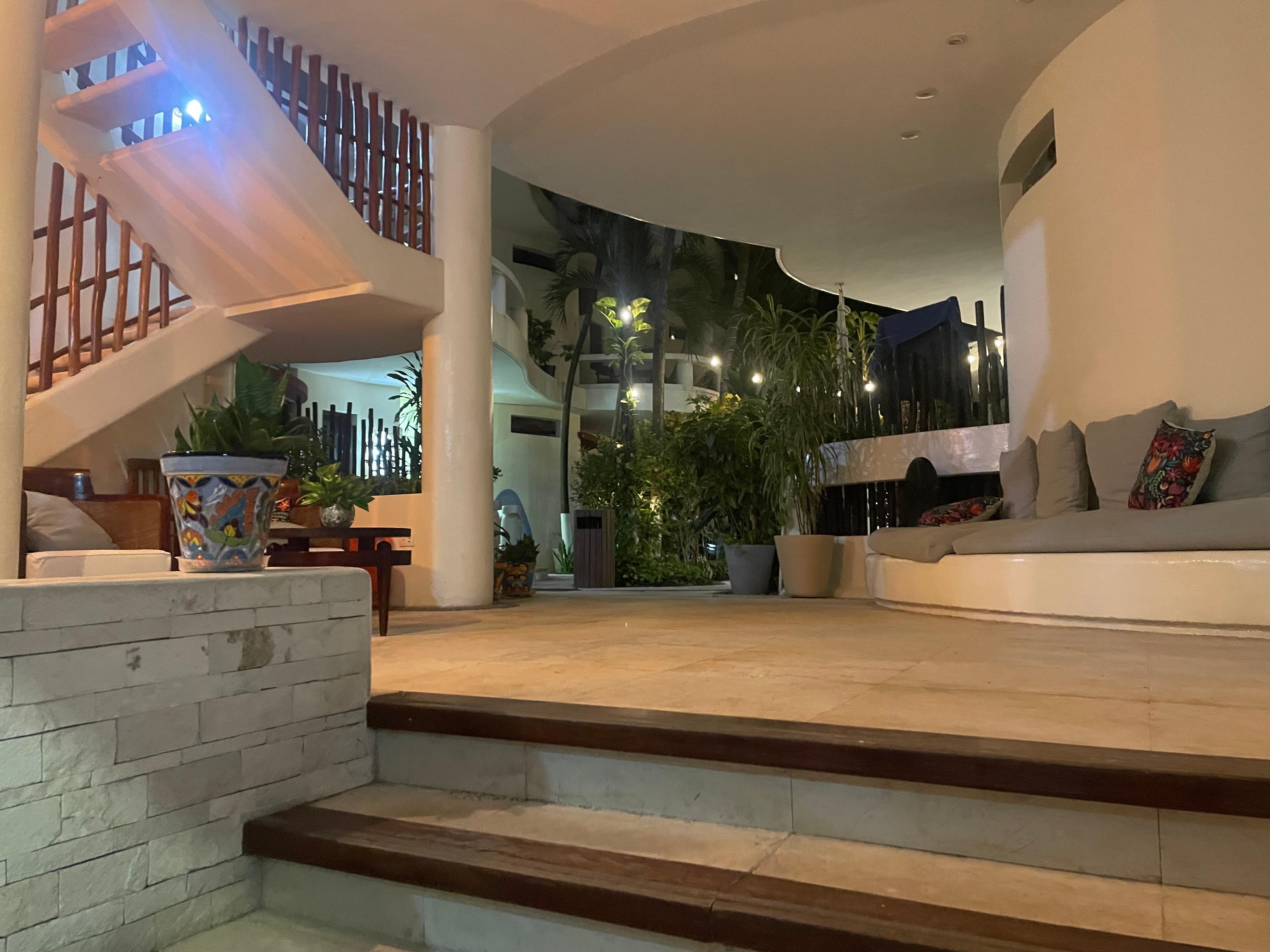 The entrance was nice