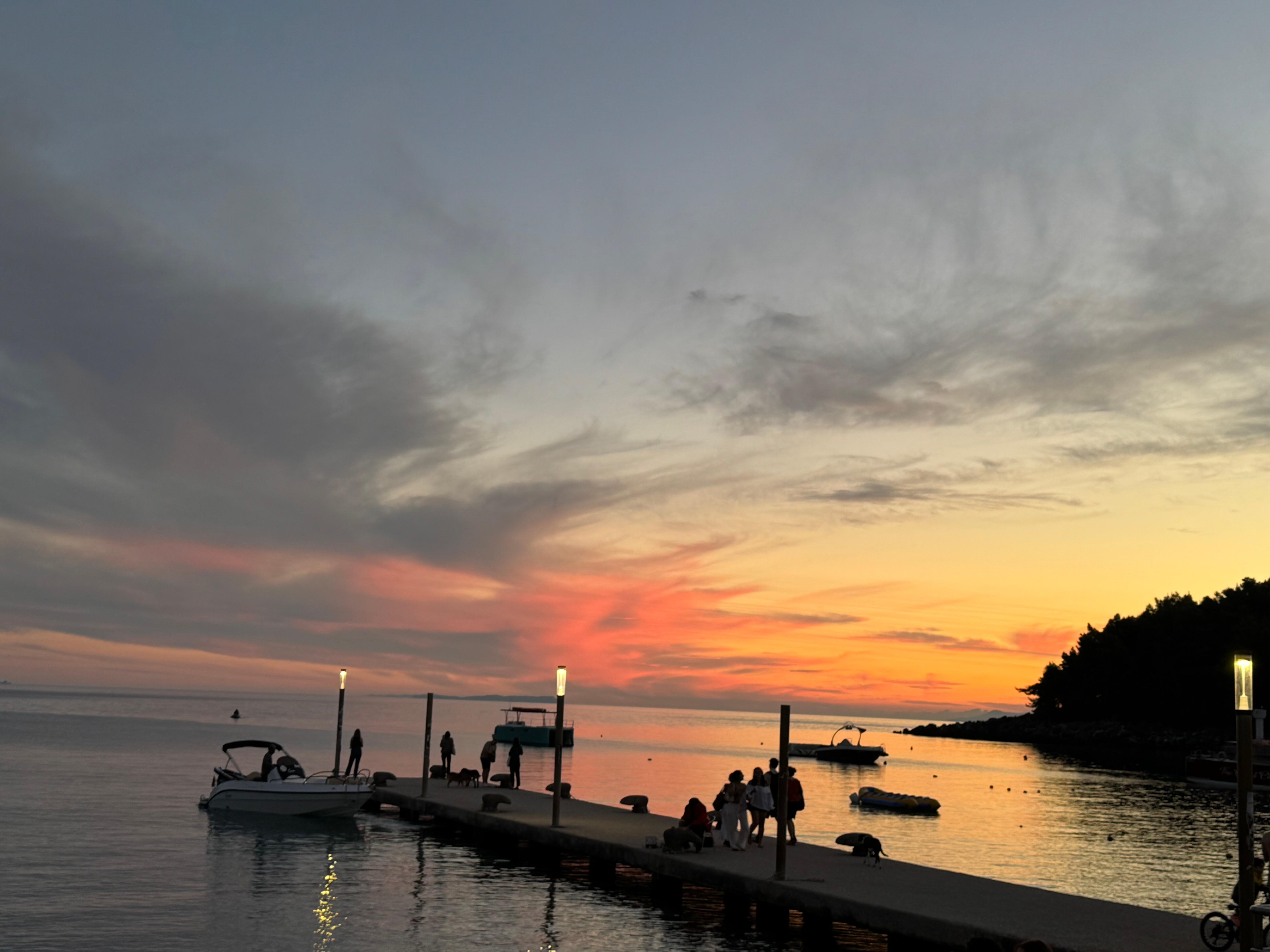 Sunset from the promenade 