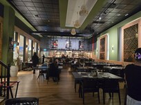 The hotel's restaurant