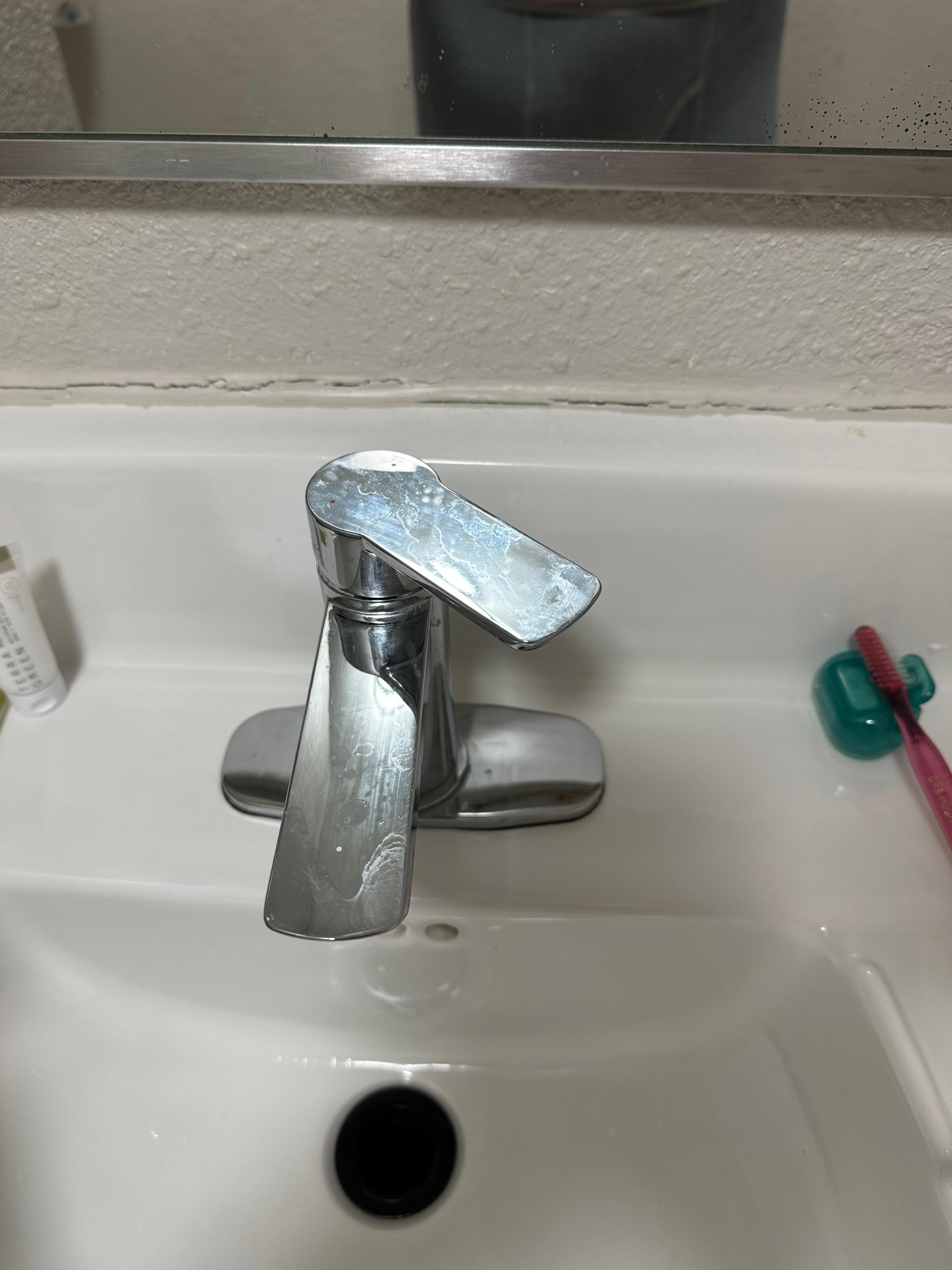 Sink separating from wall 