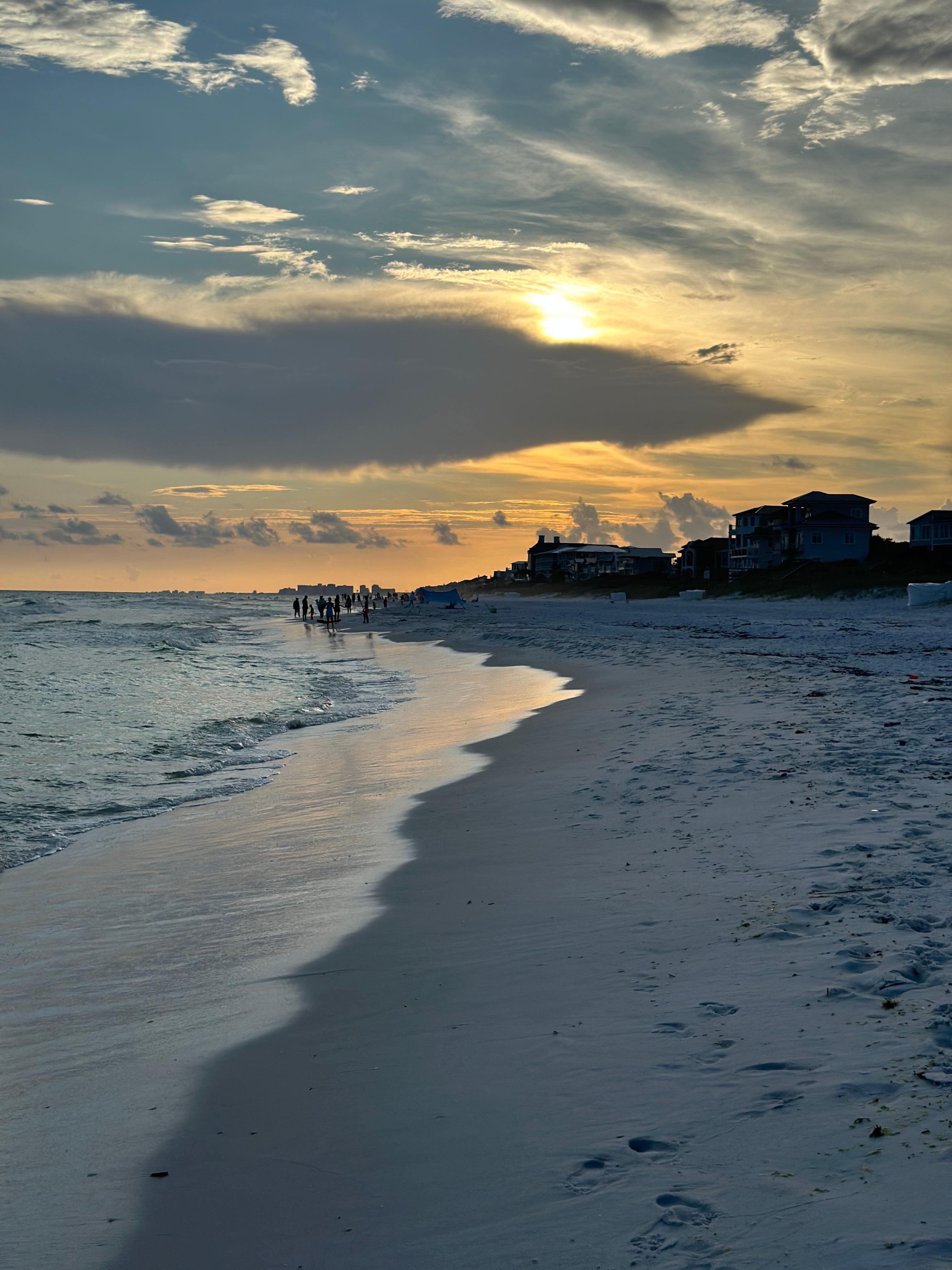 Beach close to home.