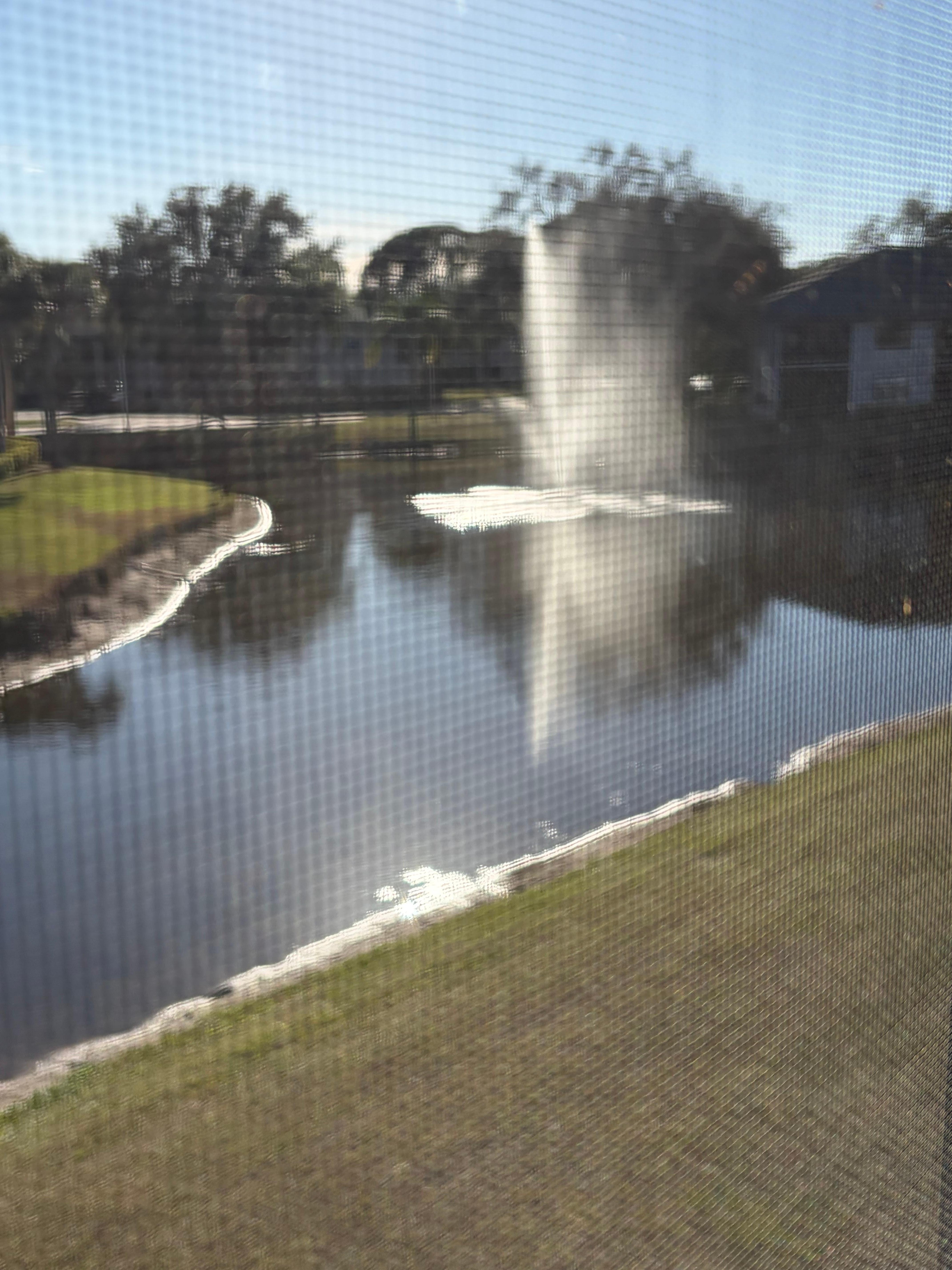 Fountain outside the Lanai 