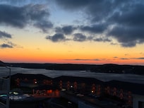 Evening sunset from the deck.