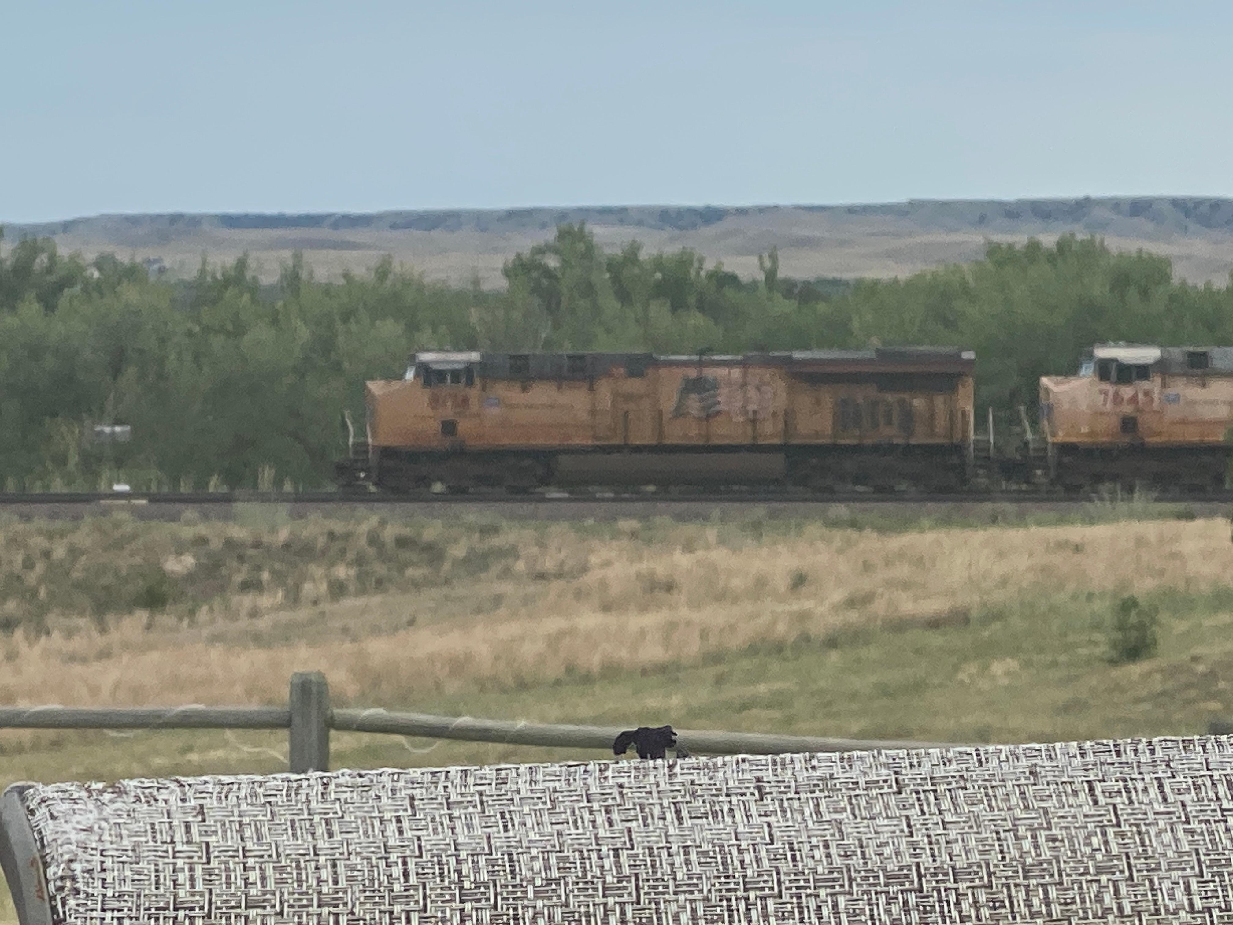 Coal Train rumbling by ... :-)