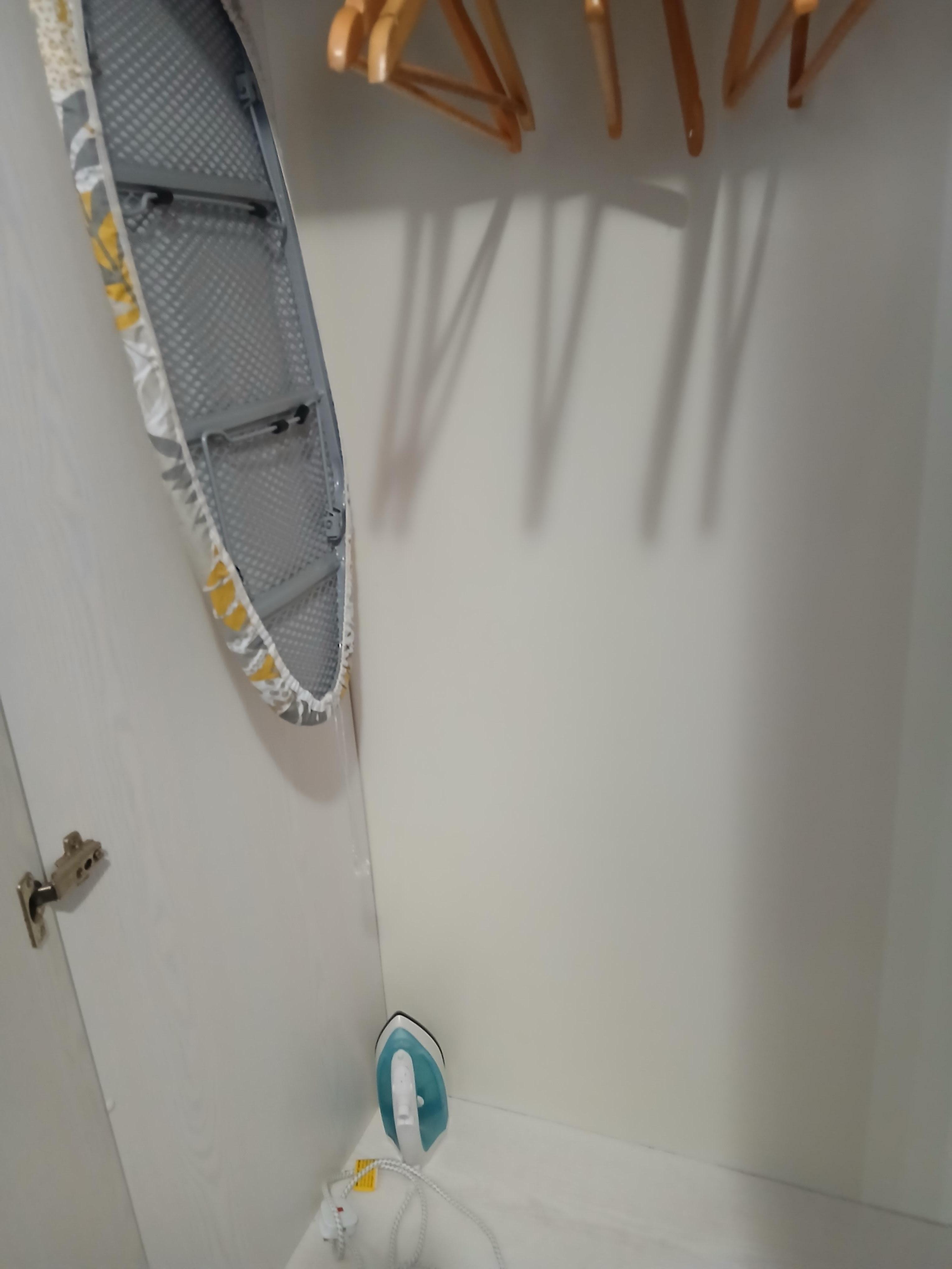 Iron and Board provided.