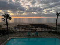 Morning coffee on the porch.