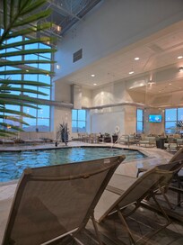Inviting pool on day 1