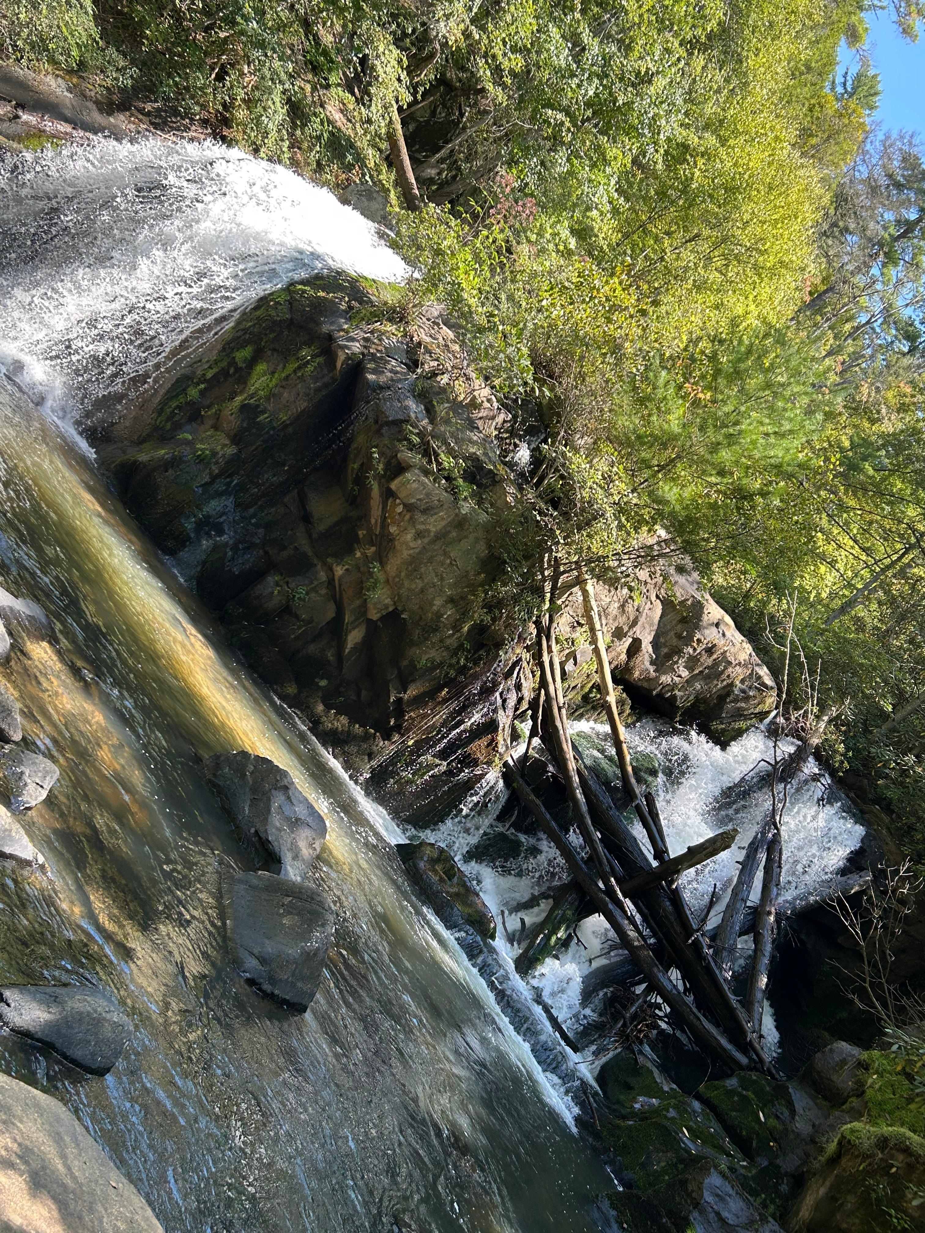 Turtletown waterfall about 20 min from cabin. 