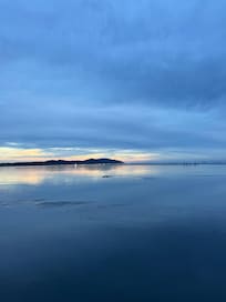 Beach in front of rental