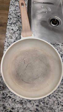 Unusable frying pan