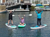 Family paddling