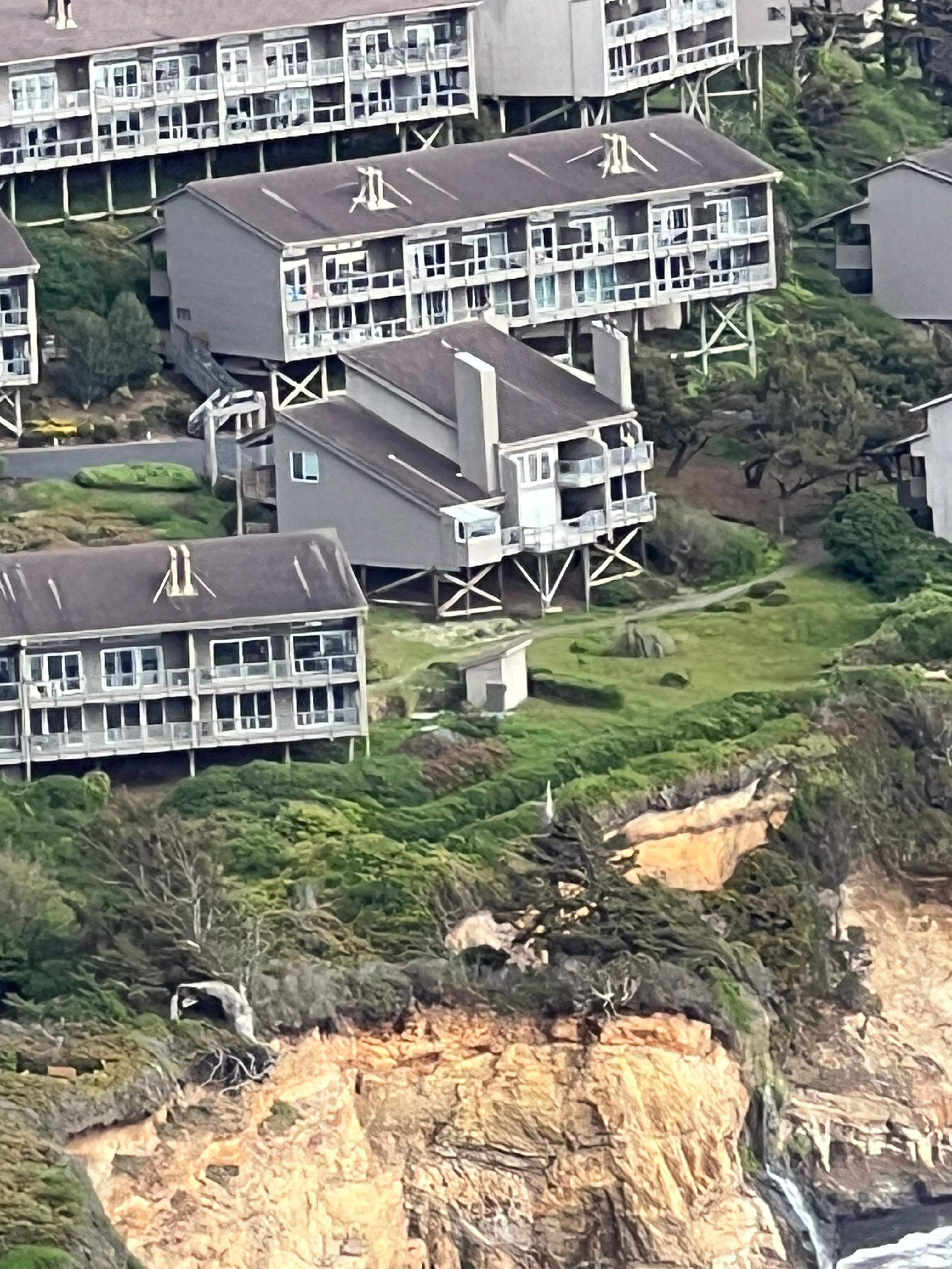 Looking from cliff