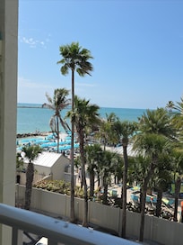 View from our balcony.