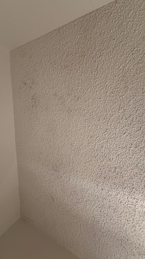 Ceiling above shower