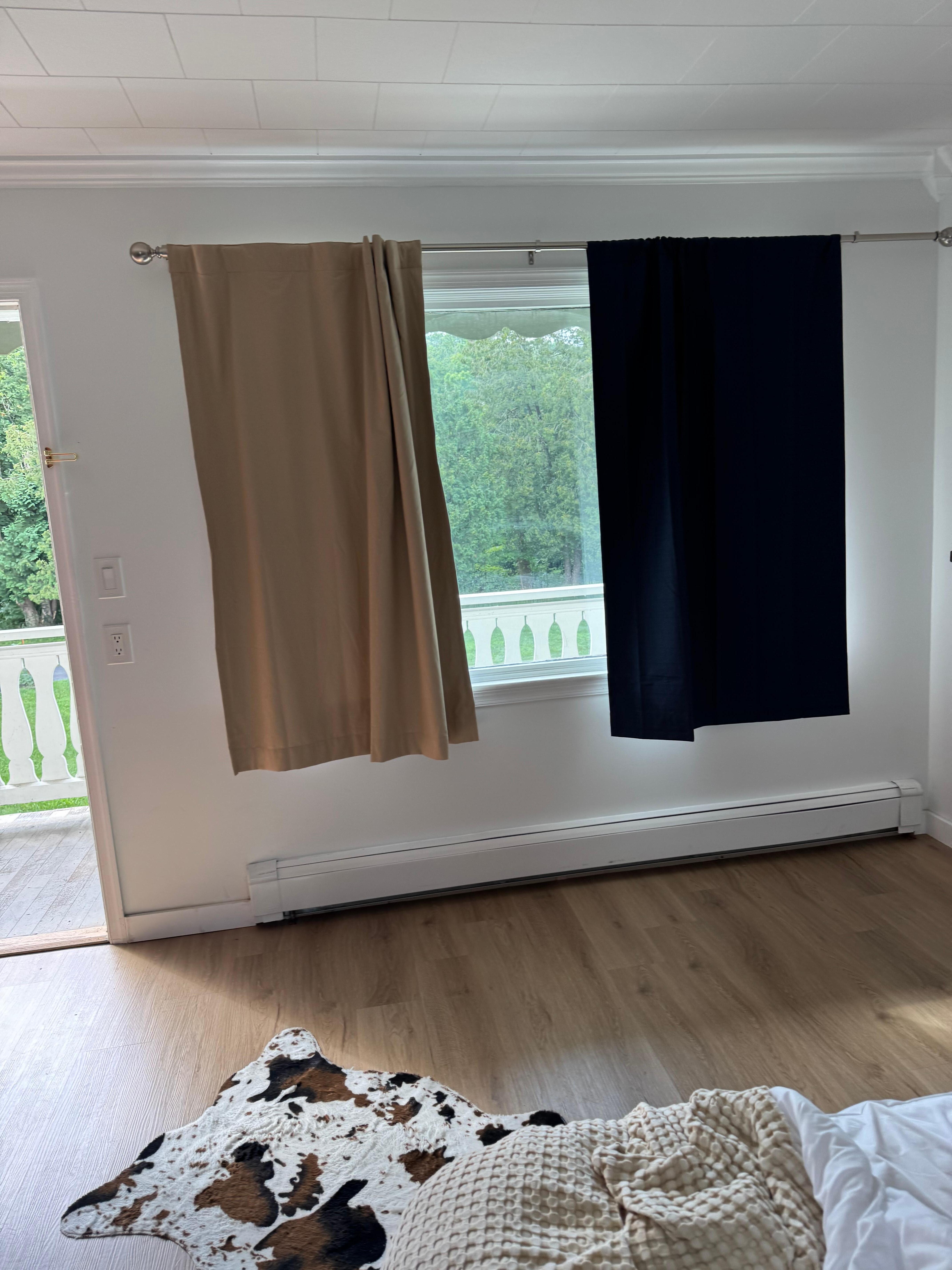 Mis matched curtains 
