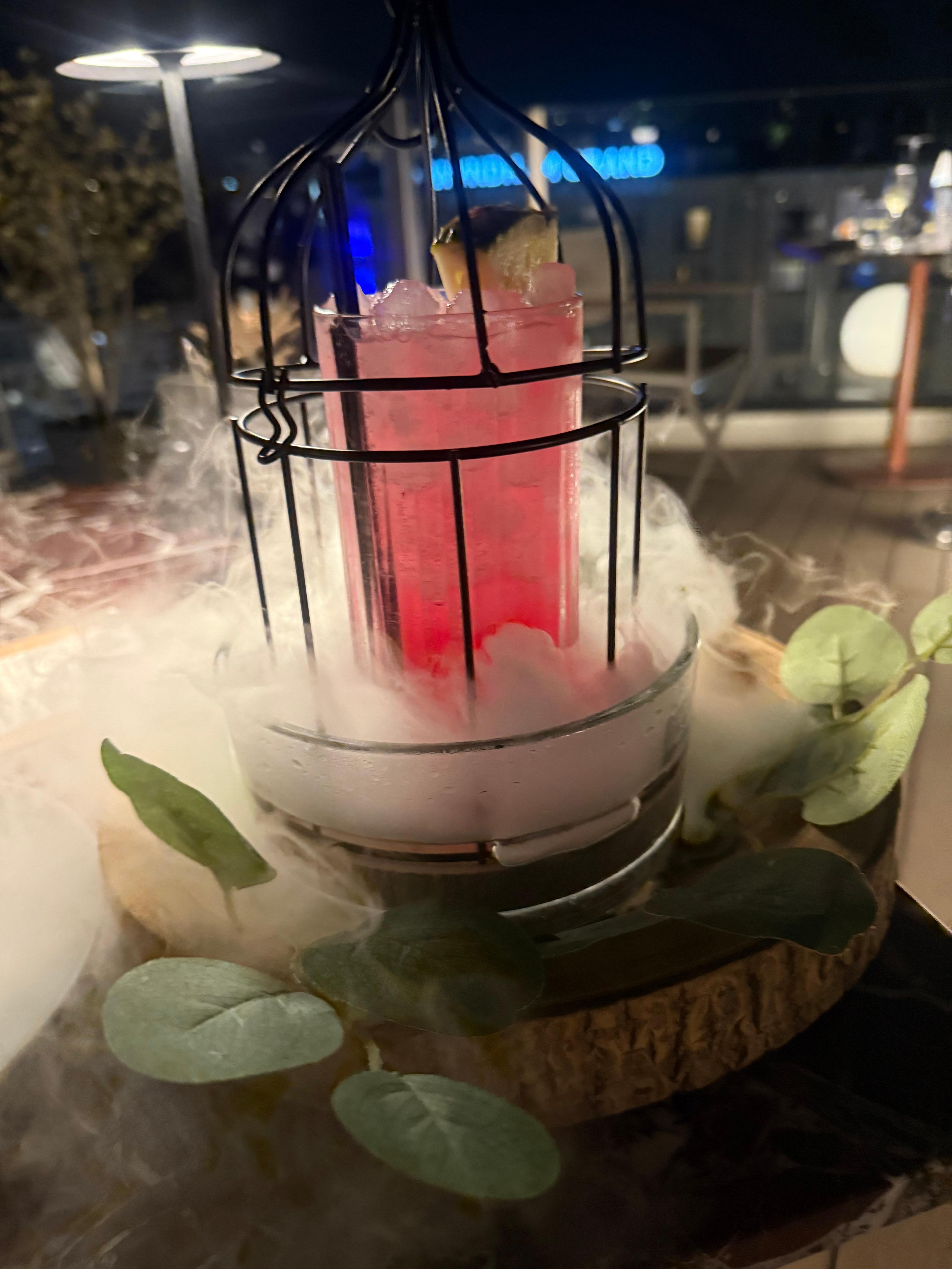 One of many amazing drinks (mocktails & alcoholic beverages available)