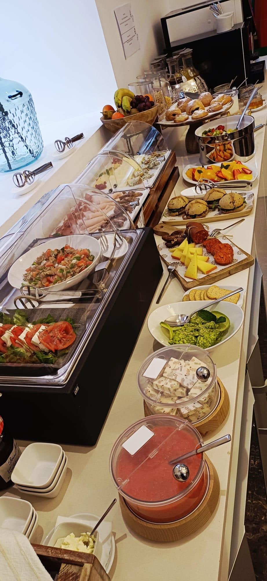 Das leckere Frühstücksbuffet