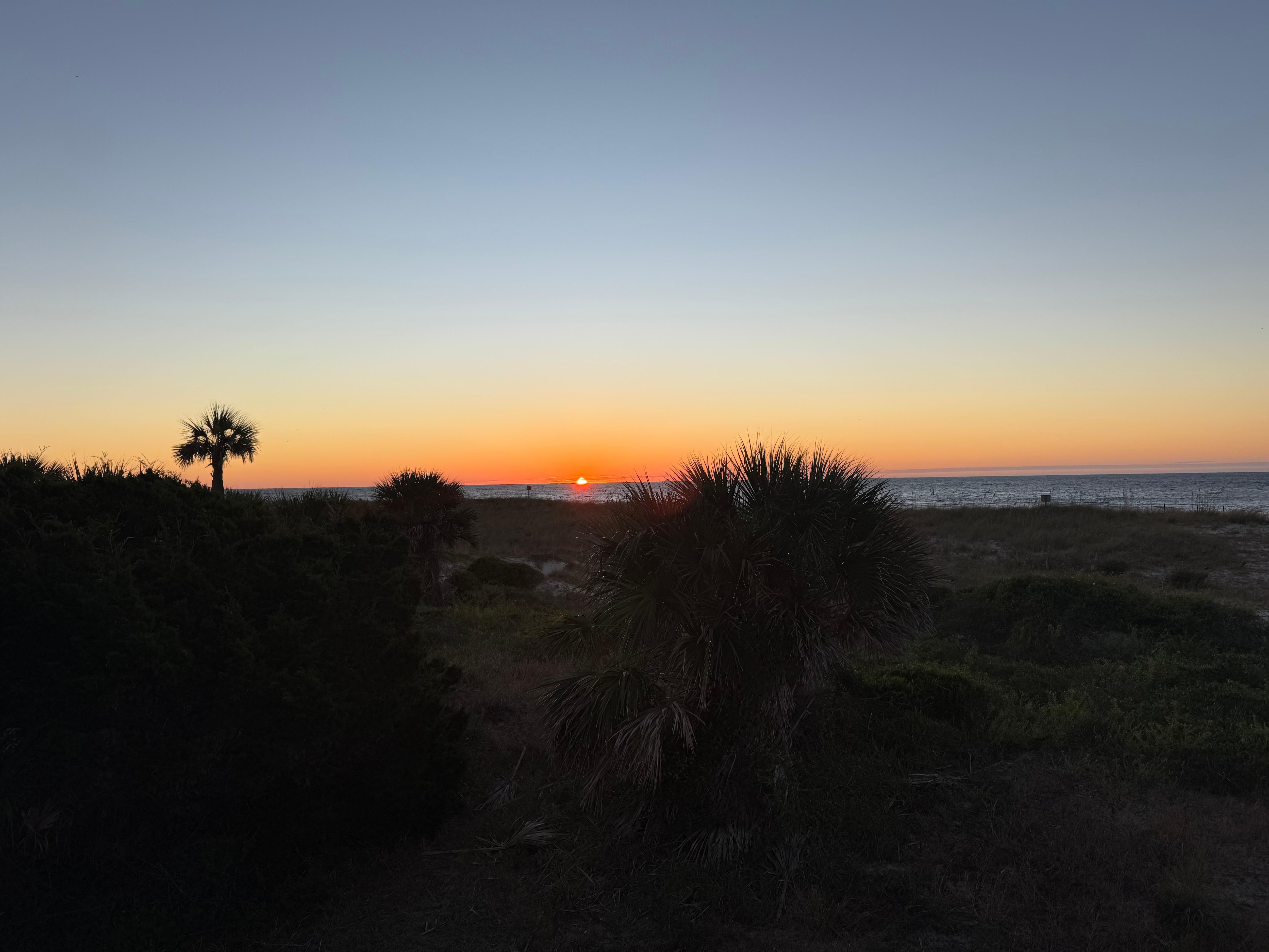 Sunrise from balcony 
