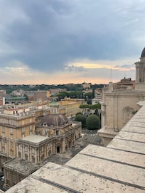 view from the rooftop bar/breakfast area