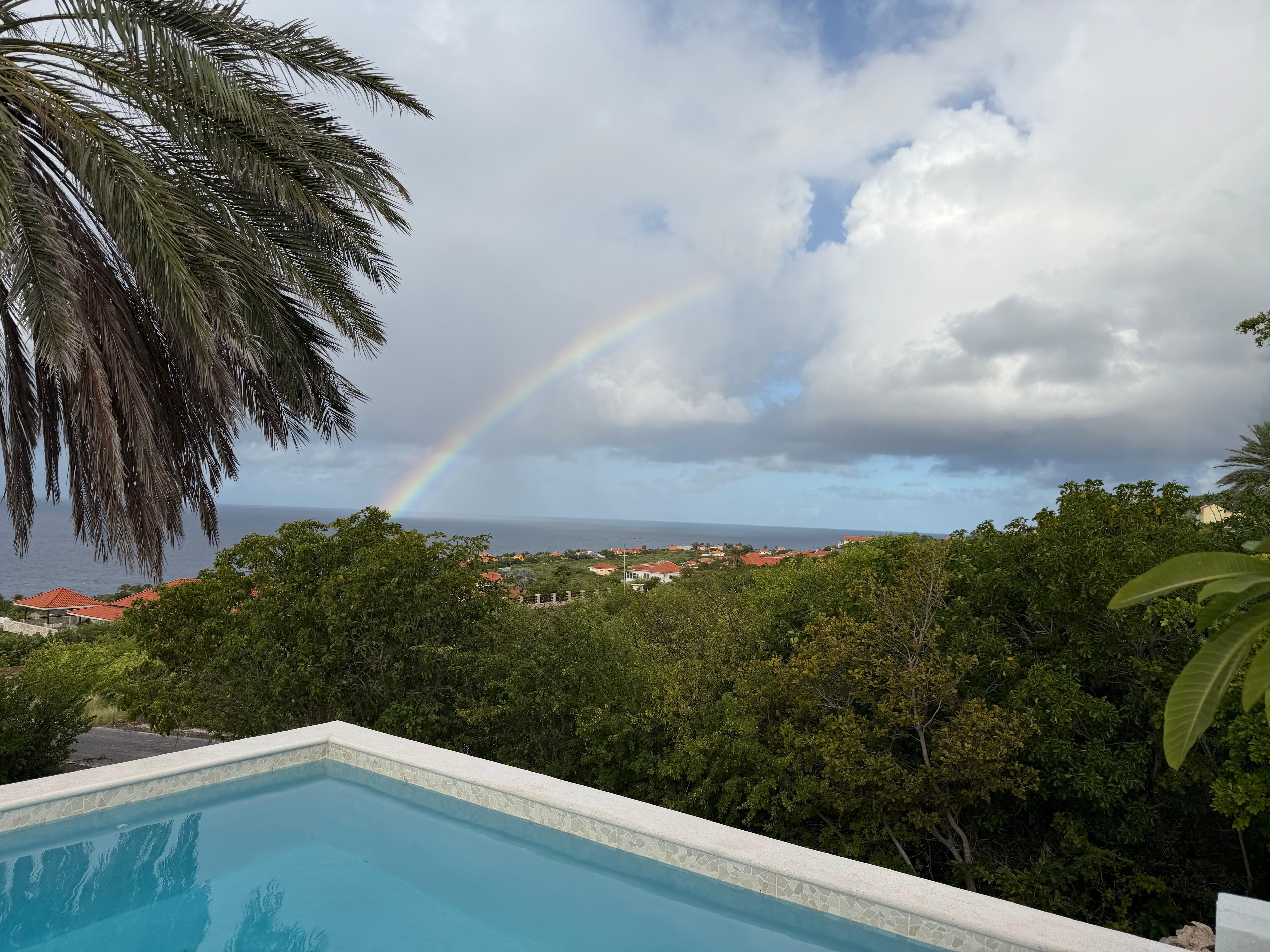 View from the huge outside patio area.