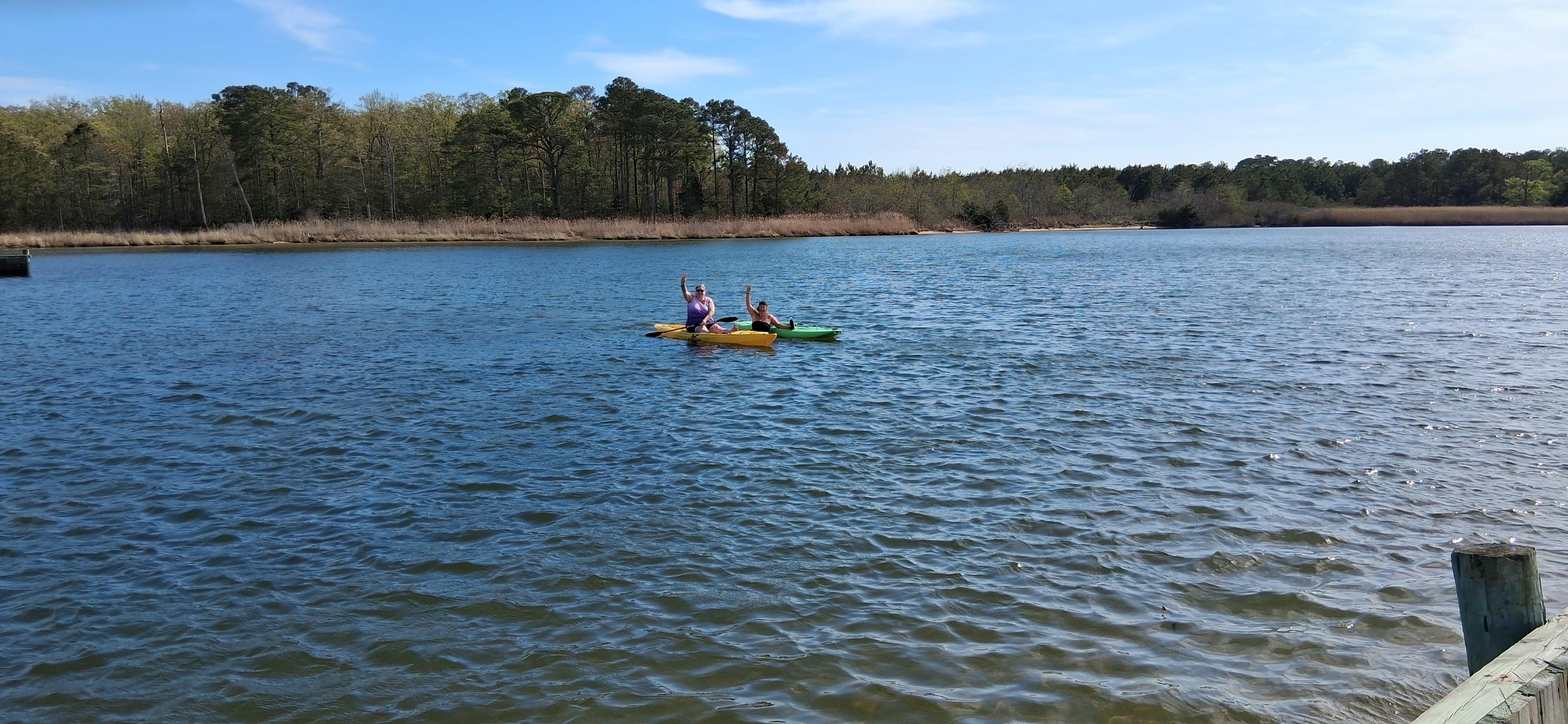 My first time on a kayak. LOVED IT!