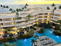 View from 7th floor of main pool. Second pool also terrific