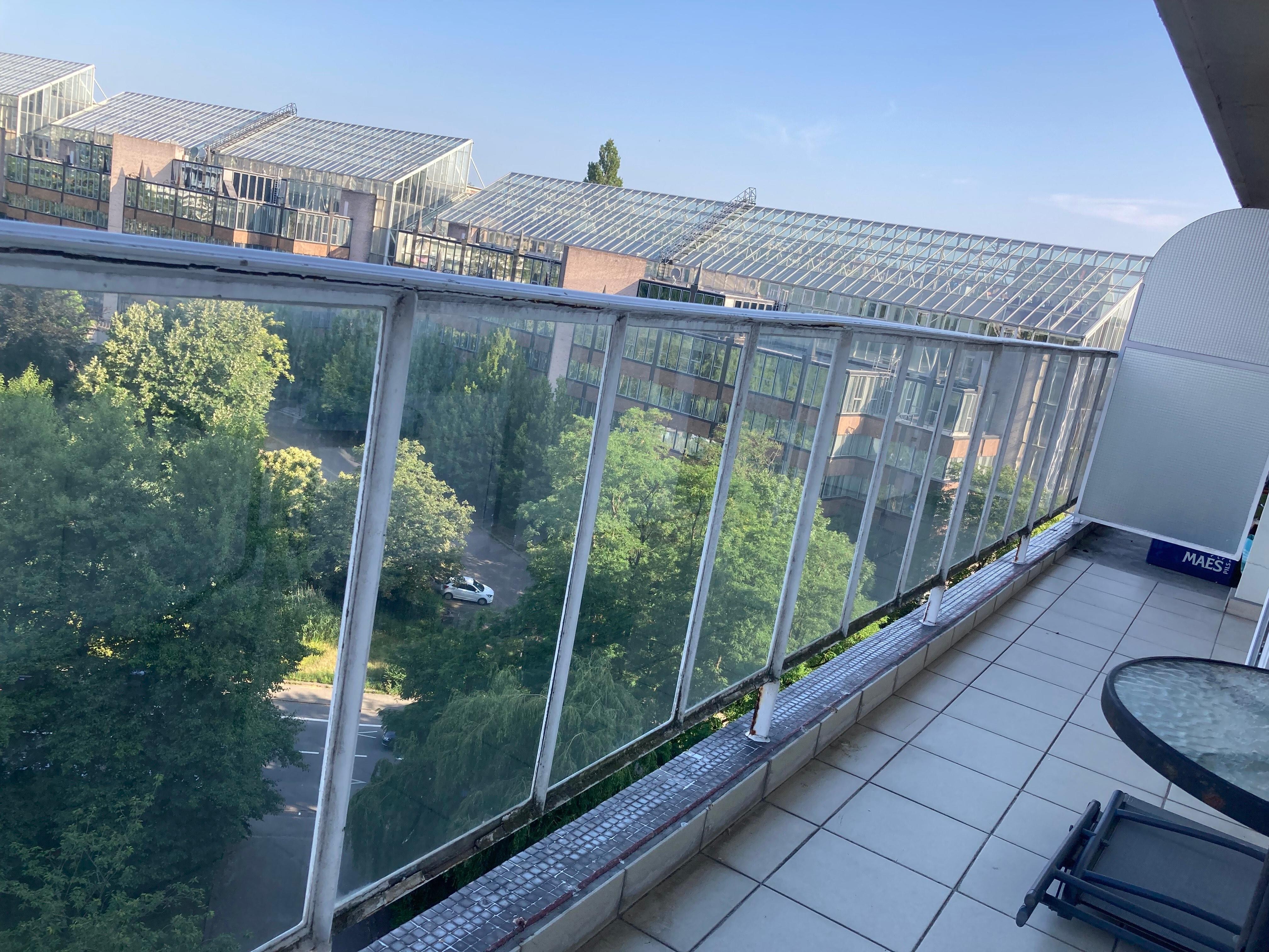 Mold and rust on the balcony