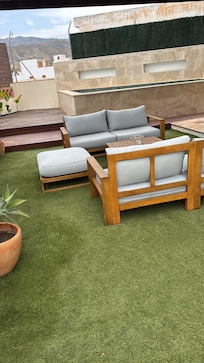 Garden relaxing area