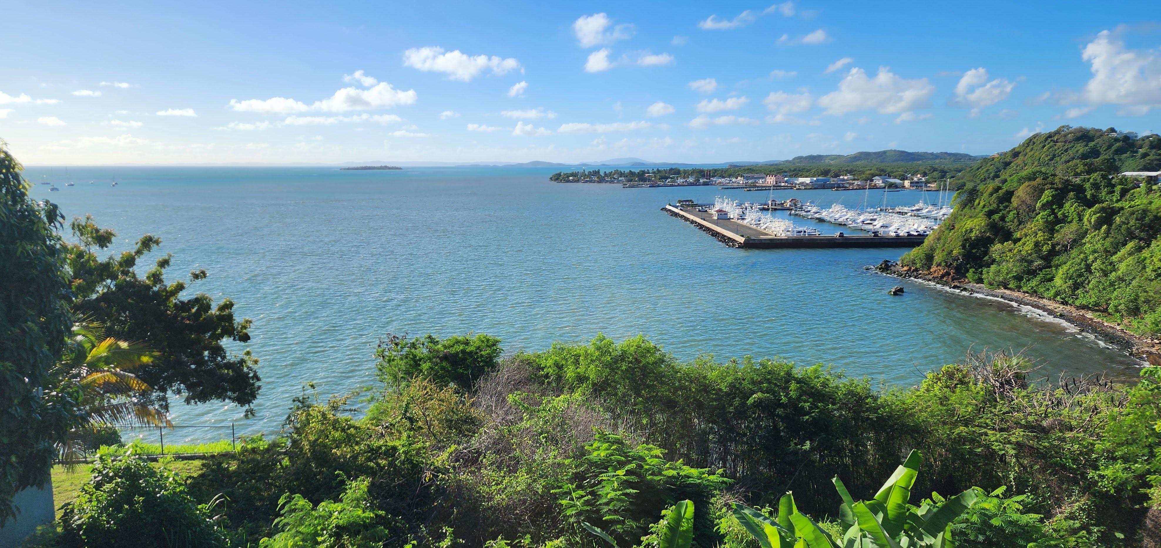 The view from the balcony. 