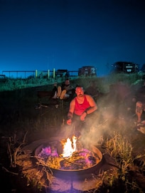 S'mores and campfire time