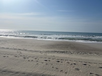 Our beach walk view.