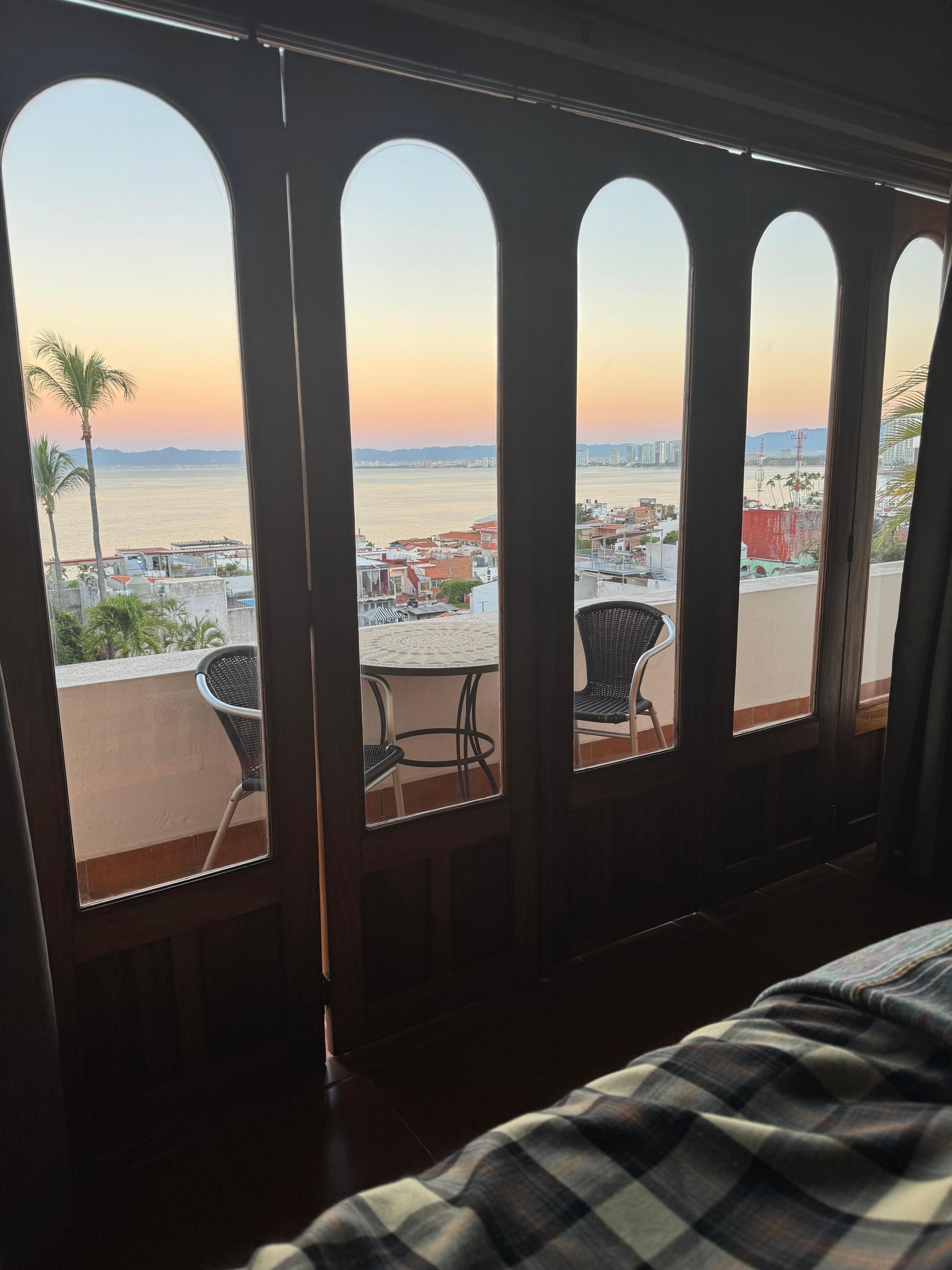 Sunrise from the master