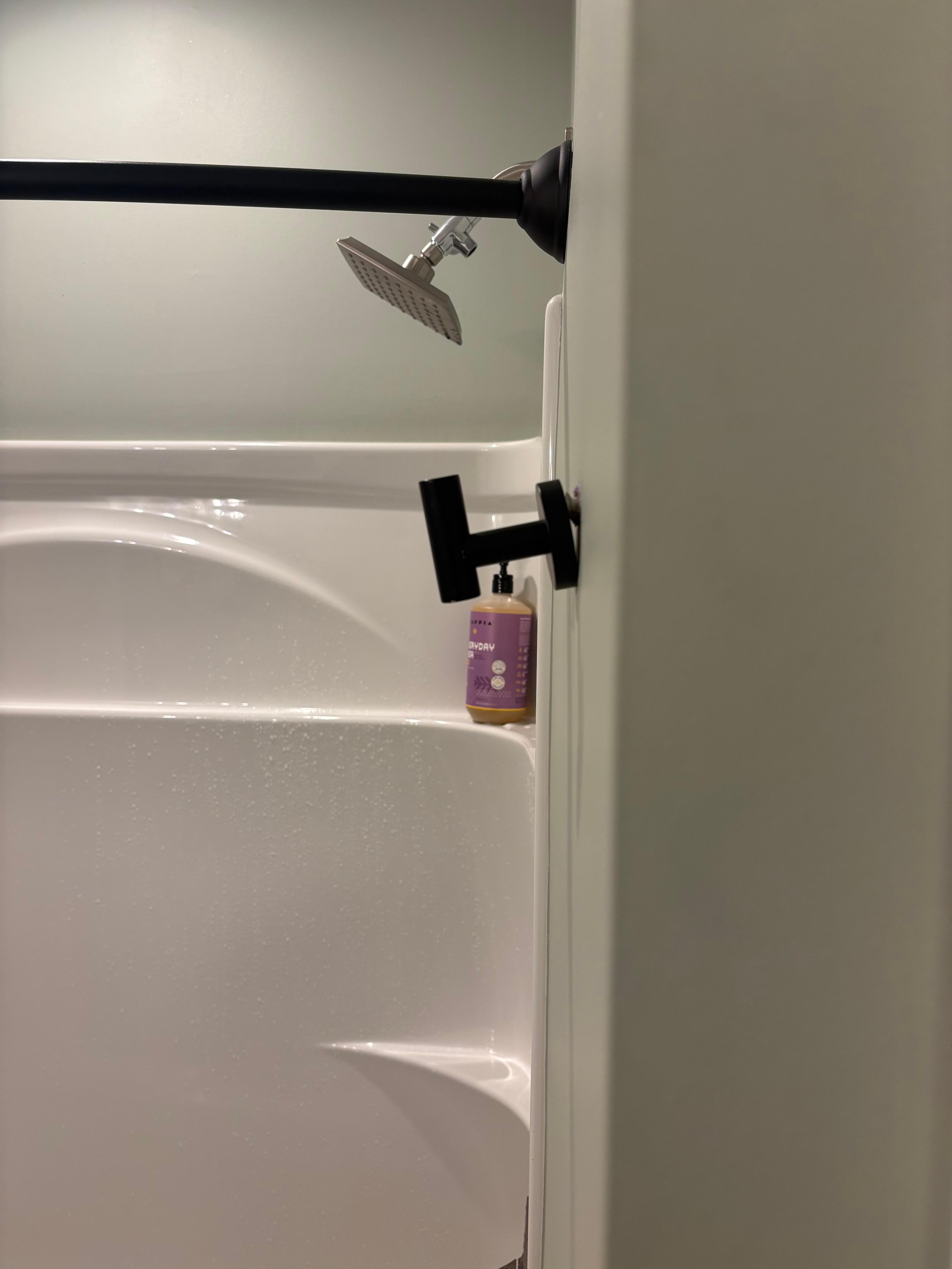 Towel hook separated from wall-master bathroom 