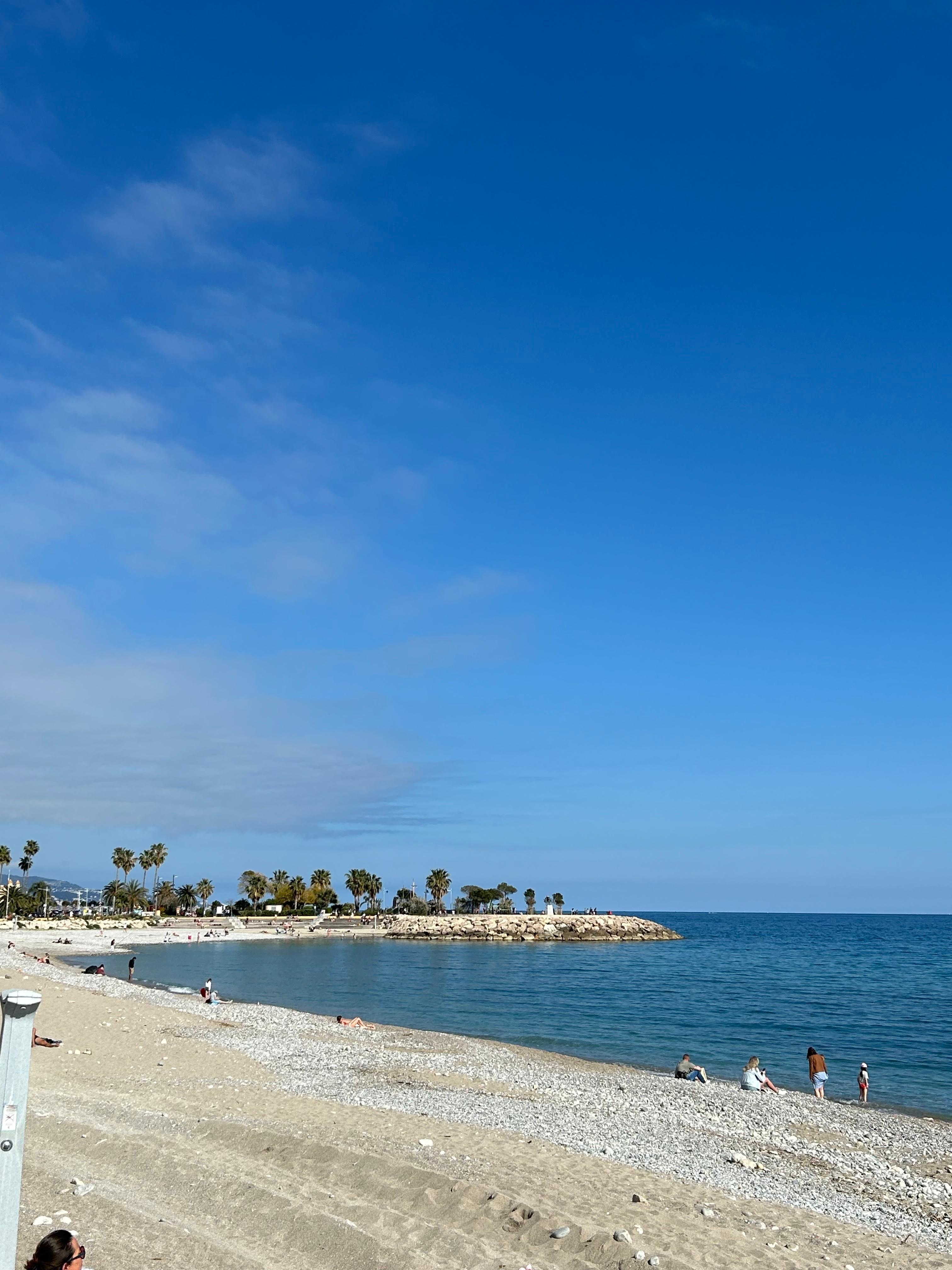 Beautiful clean beach right across the street.