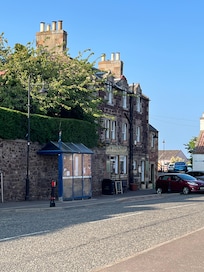 Easy access to a bus that runs straight into Edinburgh.