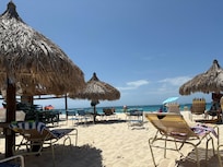 Beach is beautiful and staff helpful