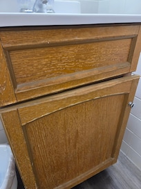 Bathroom sink cupboard