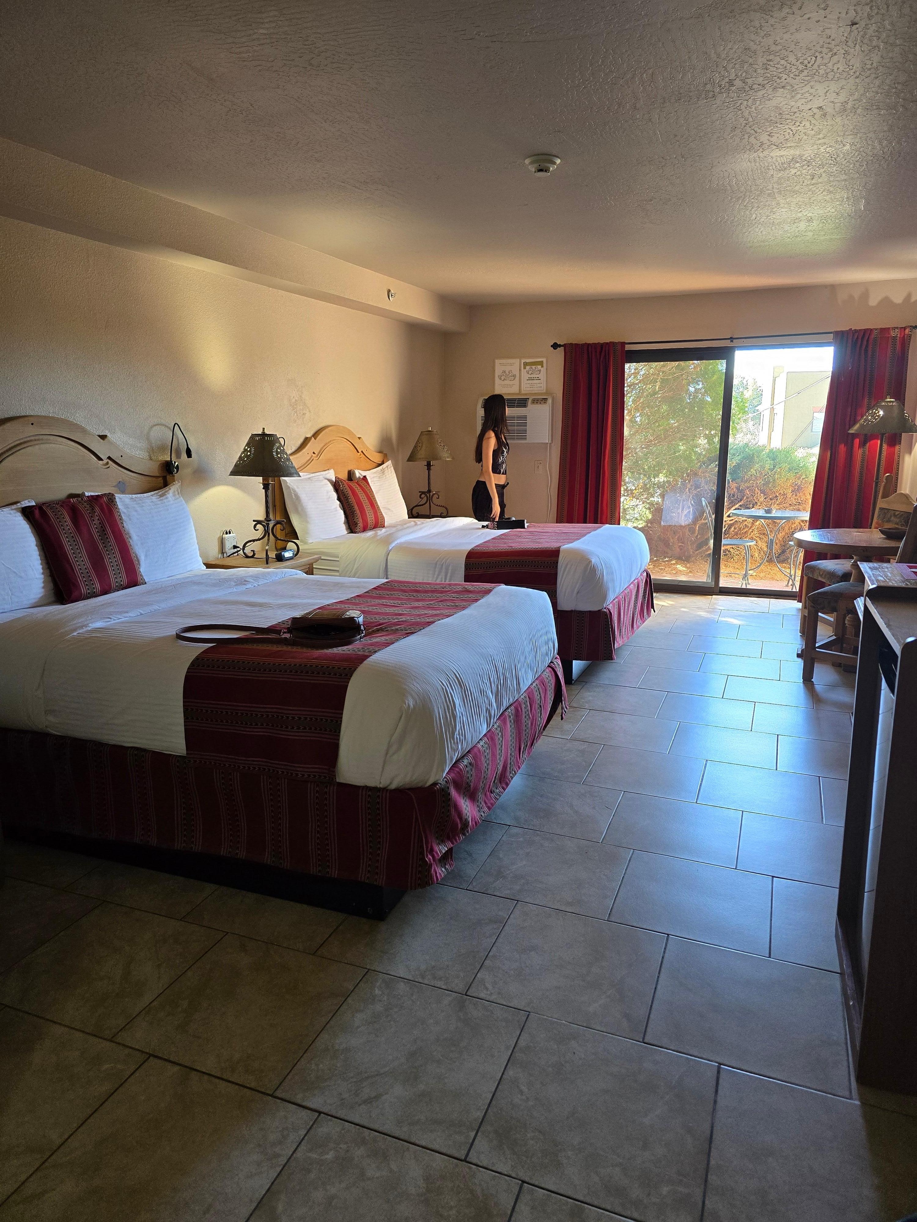 Also had a reclining chair in the room. Huge plus! 