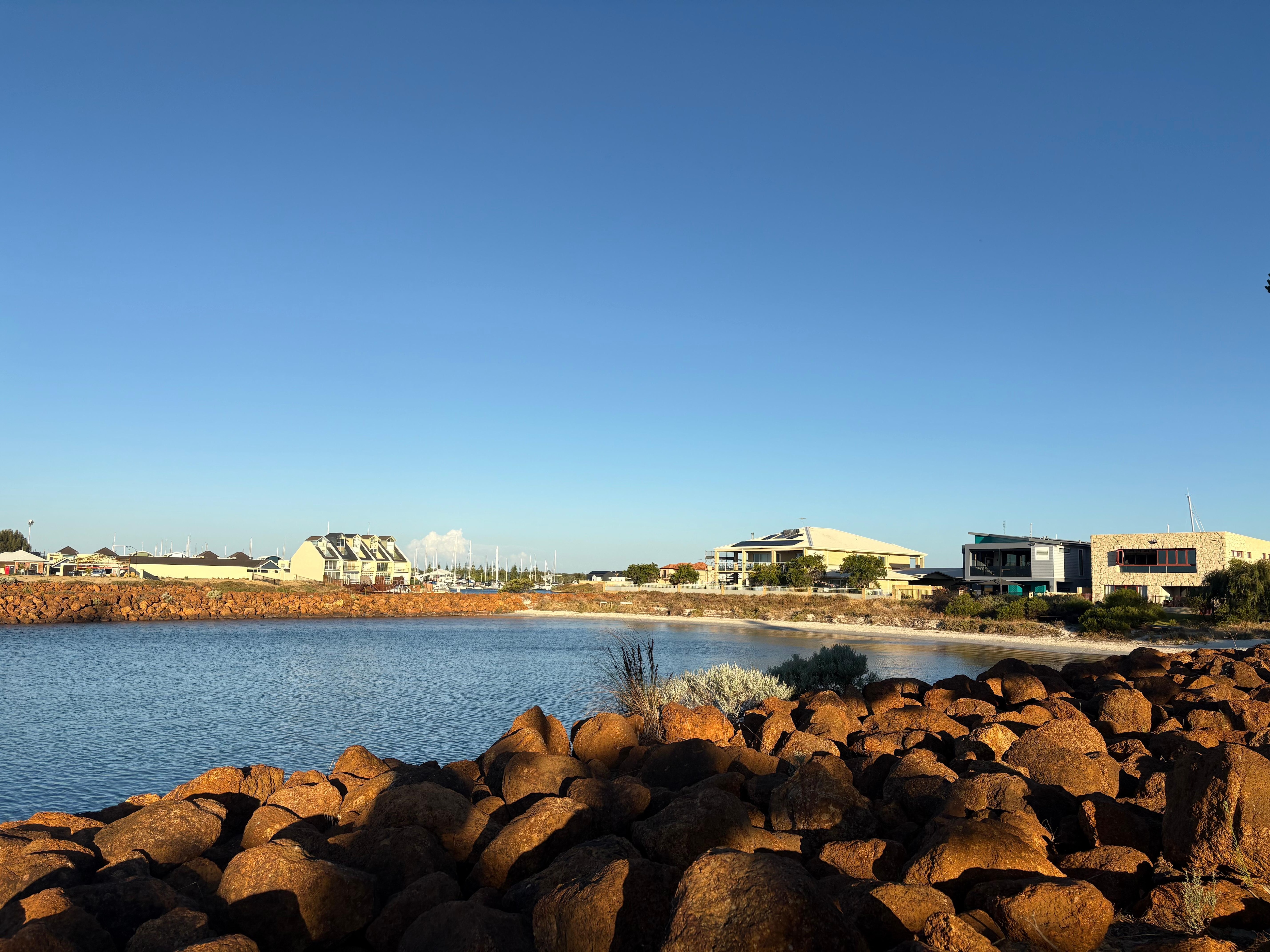 Photo taken from the car park walkway 